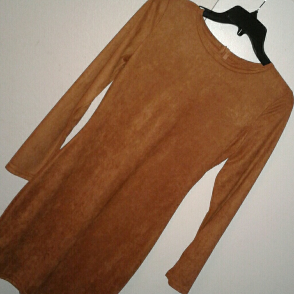 Chestnut Suede Dress
